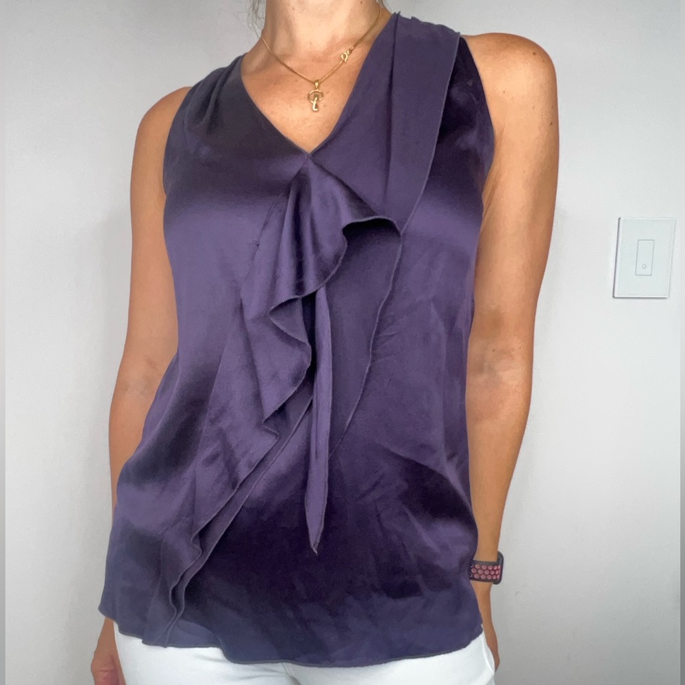 Vince Purple Silk top